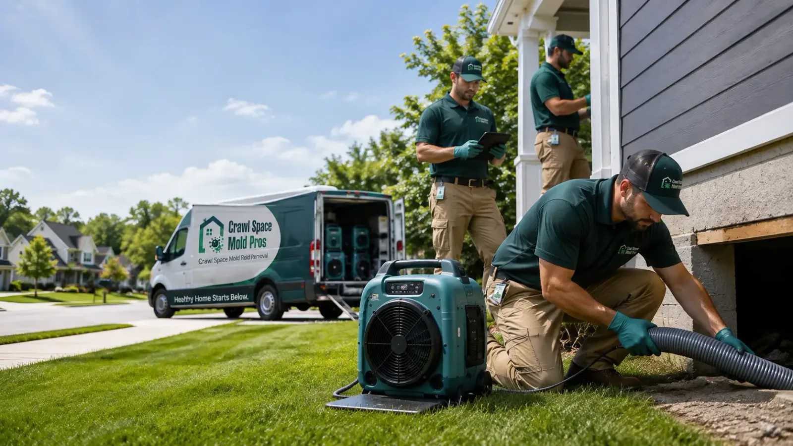 Crawl Space Mold Removal in Haledon, NJ